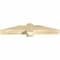 Ekena Millwork Eugene Rough Sawn Timber Gable Bracket, Douglas Fir, 36"W x 6"H x 4"D x 4"F, 4/12 Pitch GBW036X06X0404EUG00RDF - alternate 5